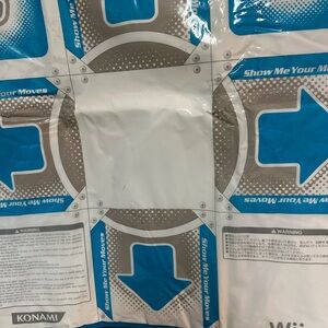 Konami Dance Mat with Blue and Gray Arrows